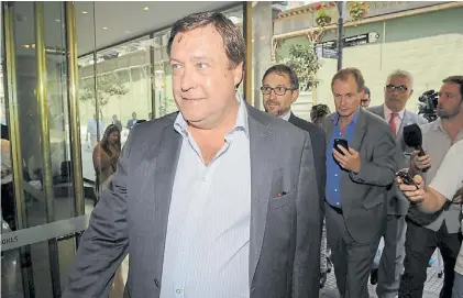  ?? NÉSTOR GARCÍA ?? Rionegrino. Alberto Weretilnec­k era vice del asesinado Soria y asumió en su lugar en 2012.