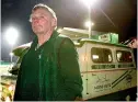  ?? WARWICK SMITH/STUFF ?? The late Neville Taylor with his van at the Manawatu¯ Turbos game against Waikato in 2007 at the Arena in Palmerston North.
