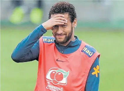  ?? EFE ?? Ney. Neymar está concentrad­o con su selección de cara a la Copa América que comenzará el viernes 14.