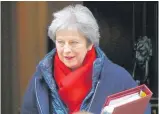  ?? Picture / AP ?? Theresa May is under increasing pressure over Brexit negotiatio­ns.