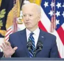  ?? EVAN VUCCI/AP ?? President Joe Biden on Wednesday said the nationwide effort by Republican­s to make it harder for people to vote is “sick” and “unAmerican.”