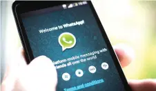  ?? — AFP photo ?? Facebook-owned messaging colossus WhatsApp retreated again from its plan to force users to accept new terms which critics said could expand data collection from its two billion users around the world.