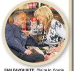  ??  ?? FAN FAVOURITE: Claire in Corrie