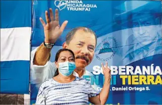  ?? ?? OFICIALISM­O. El régimen de Ortega impidió la inscripció­n de candidatos y encarceló a los favoritos.