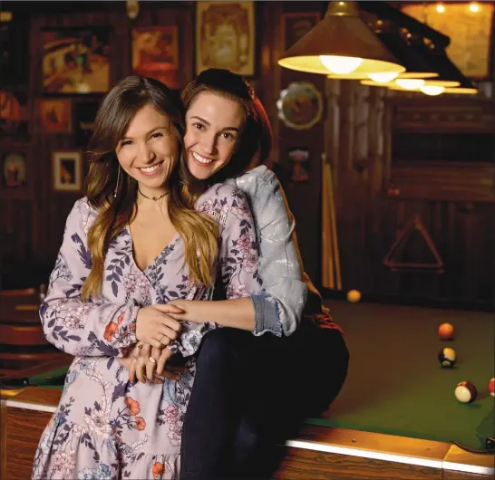  ??  ?? Dominique Provost-Chalkley and Katherine Barrell as seen in “Wynonna Earp”