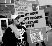  ?? REUTERS ?? There have been several protests against the potential move to deny women insurance coverage for birth control