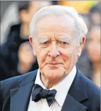  ?? AP PHOTO ?? This September 2011, file photo shows British author John Le Carre at the U.K. film premiere of “Tinker Tailor Soldier Spy,” in London. After a hiatus of more than 25 years, Le Carre is again writing about one of the world’s most famous fictional spies.