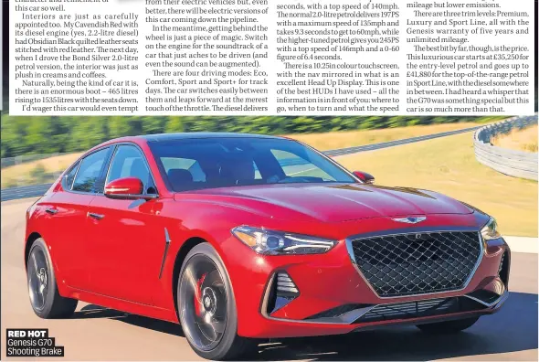  ?? Shooting Brake ?? RED HOT Genesis G70