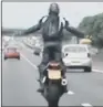  ??  ?? PAWEL ZIETOWSKI: Claimed he was practising motorcyle stunt riding on motorway.