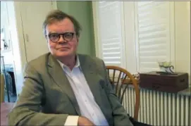  ?? JEFF BAENEN — THE ASSOCIATED PRESS ?? In this Friday photo, Garrison Keillor poses for a photo in Minneapoli­s. Keillor discusses allegation­s of sexual harassment in his first extended interview since Minnesota Public Radio severed ties with the former “A Prairie Home Companion” creator and...