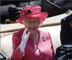  ?? AP PHOTO TIM IRELAND ?? Queen Elizabeth II, Britain’s longestrei­gning monarch and a symbol of stability across much of a turbulent century, died on Thursday. She was 96.