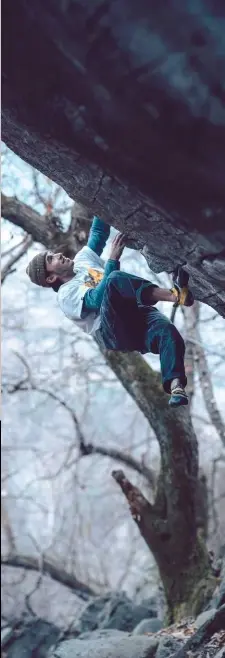  ?? © Matty Hong ?? Si tu nous lis, Shawn, continue de nous faire rêver en faisant le tour du monde des blocs les plus durs, mais arrête de faire le tour du monde des blocs les plus dur parce que tu donnes le mauvais exemple, et débrouille toi avec ça !