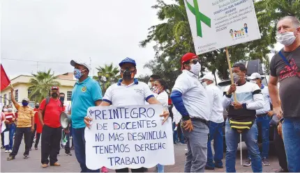  ??  ?? PROTESTA. El mes pasado se organizaro­n varias protestas en torno a las medidas tomadas por el Gobierno.