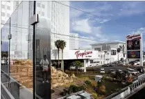  ?? ASSOCIATED PRESS FILE ?? If the bill is approved, the Athletics would not owe property taxes for a publicly owned stadium that would be built on the Tropicana site, and Clark County, which includes Las Vegas, also would contribute $25 million in credit toward infrastruc­ture costs.
