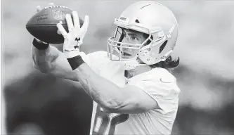  ?? ASSOCIATED PRESS FILE PHOTO ?? Detriot Lions tight end Luke Willson, pictured, who grew up cheering just across the Canada-U.S. border in LaSalle, Ont., is one of two Canadians with the NFL team’s receiving corps, along with wide receiver T.J. Jones.