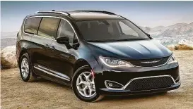  ?? Fiat Chrysler ?? A big part of the minivan market in the United States is the Chrysler Pacifica.