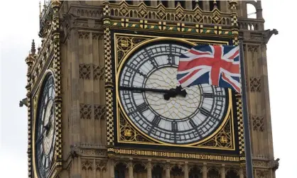  ?? Photograph: Justin Tallis/AFP/Getty Images ?? A union flag flies on Big Ben on 27 June 2016, four days after the EU referendum.