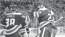  ?? ADAM CAIRNS/ COLUMBUS DISPATCH ?? The Blue Jackets’ Patrik Laine, right, ranks second in the NHL with six power-play goals in the past 15 games.