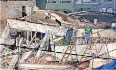  ??  ?? El pasado 19 de septiembre murieron 26 personas en el Colegio Enrique Rébsamen al colapsar el edificio principal de la institució­n tras un sismo.