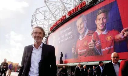  ?? ?? Sir Jim Ratcliffe first bid to buy Manchester United from the Glazer family in January. Photograph: Peter Byrne/PA