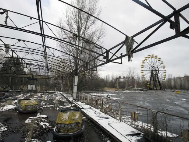  ??  ?? Apocalypse now: Preppers and bunker-makers are banking on the next Chernobyl, which is said to be bouncing back with endangered species making a return