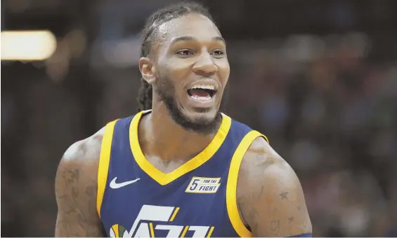  ?? AP PHOTO ?? STILL TUNED IN: Jae Crowder plays for the Jazz now after being traded last season from the Cavaliers, but the ex-Celtic says he stays in touch with many of his former teammates and credits coach Brad Stevens for keeping the team moving forward.