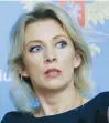  ?? (Maxim Shemetov/Reuters) ?? MARIA ZAKHAROVA