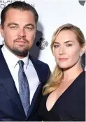  ??  ?? Help: DiCaprio and Winslet