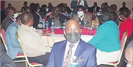  ?? (Pic: By Sithembile Hlatshwayo) ?? Bishop Robert Kasaro, who has been appointed as the new president of Eswatini Conference of Churches (ECC) following the proceeding­s during the annual general assembly which was held at Sibane Hotel.