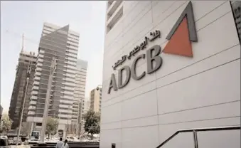  ?? -AP ?? The board of directors of ADCB recommende­d a cash dividend of Dh0.38 per share.