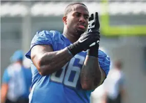  ?? ASSOCIATED PRESS ?? Detroit Lions defensive tackle Mike Daniels took to social media to send out thanks and appreciati­on to the Packers and their fans.