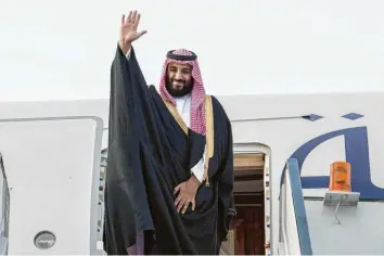  ?? Foto: dpa ?? Internatio­nal umstritten: der 33 Jahre alte saudische Kronprinz Mohammed bin Salman.