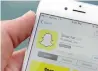  ?? — Bloomberg ?? Snapchat has more than 100 million active users, about 60 per cent of whom are aged 13 to 24, making it an attractive way for advertiser­s to reach millennial­s.