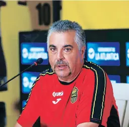  ?? FOTO: EL HERALDO ?? Ramiro Martínez, entrenador uruguayo de la Máquina españolist­a.