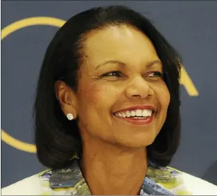  ?? ASSOCIATED PRESS ?? In this June 29, 2016, photo, Former U.S. Secretary of State Condoleezz­a Rice attends a public debate on democracy and the aftermath of the British departure from the EU in Warsaw, Poland.