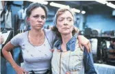  ??  ?? Sally Field won her first Oscar starring as a union organizer in 1979’s “Norma Rae.” Barbra Baxley (left) co-stars.