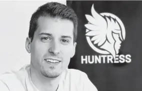  ?? AMY DAVIS/BALTIMORE SUN ?? Kyle Hanslovan is the CEO of Huntress Labs Inc. The cyber startup has made the transition from government contractor to private-sector vendor.