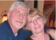  ??  ?? John and Marilyn Tegler, of Woodstock, Ont., died in a Tennessee wildfire Monday night.