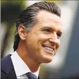  ?? Justin Sullivan Getty Images ?? GAVIN NEWSOM, Democratic gubernator­ial candidate, is a vocal critic of President Trump.