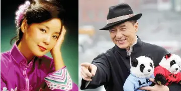 teresa teng, jackie chan