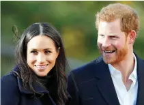  ??  ?? Prince Harry and Meghan Markle