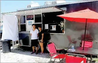  ?? Lynn Atkins/The Weekly Vista ?? Nimith and Missy Luang own and operate Street Ninja just off U.S. Highway 71 in Old Bella Vista. They serve Thai food.