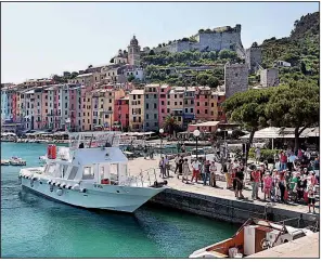  ?? Rick Steves’ Europe/DOMINIC ARIZONA BONUCCELLI ?? Porto Venere is the perfect jumping off point for scenic boat rides along the Italian Riviera.