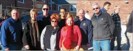  ??  ?? Delaware County employees helped unload food collected during the annual Delaware County Thanksgivi­ng Food Drive at the First United Methodist Church in Media on Nov. 17. This was the second food drop-off concluded the drive which began Oct 2. This...