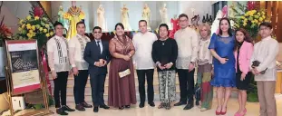  ??  ?? Fourteen members of the Fashion Designers Associatio­n of the Philippine­s lend their talent for the hotel's 'Likha: Taste of Philippine Herittage and Fashion Exhibit'