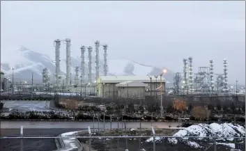  ??  ?? Arak heavy water nuclear facilities in Iran is pictured in 2011. Diplomats said Sunday that progress on nuclear talks between Iran and global powers is being made.