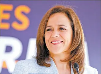  ?? ARIANA PÉREZ ?? Margarita puede dirigirse a distintos sectores con franqueza y autoridad, a diferencia de otros.