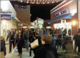  ?? DIGITAL FIRST MEDIA FILE PHOTO ?? Philadelph­ia Premium Outlets opened 10-years ago this month — bringing 150 retailers to the region. In this file photo, crowds welcome the holiday shopping season on Black Friday last year.