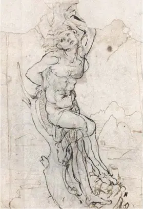  ?? FOTO: AGENCIAS ?? El boceto podría ser parte de los ocho San Sebastián que Da Vinci mencionó en su Códice Atlántico.