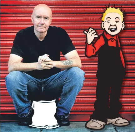  ??  ?? Trainspott­ing author Irvine Welsh loved reading about the antics of Oor Wullie and The Broons as a child.